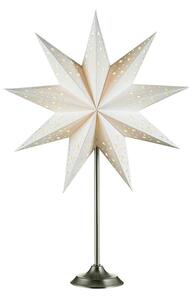 Bijeli svjetlosni ukras s božićnim motivom ø 45 cm Solvalla – Markslöjd