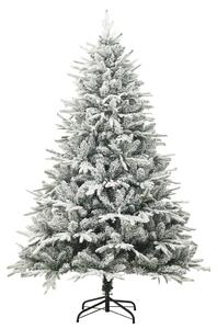VidaXL Umjetno božićno drvce sa snijegom zeleno 180 cm PVC i PE