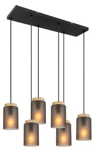 Lampa Viseća APP1813-6CP Frosted Grey