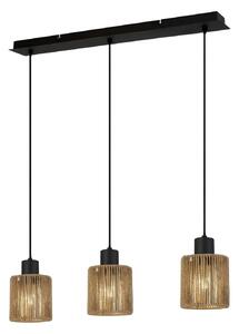 Lampa Viseća APP1821-3CP NATURE BLACK