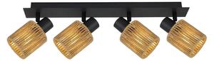 Lampa Viseća APP1825-4W NATURE BLACK
