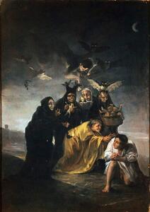 Reprodukcija Exorcism or witches, Francisco de Goya