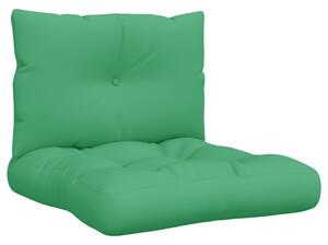 VidaXL Jastuci za palete 2 kom zeleni od tkanine