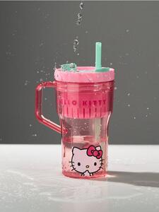 Sinsay - Šalica s ručkom i slamkom Hello Kitty