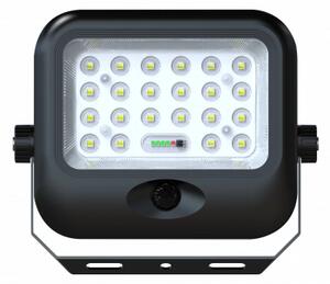 LED solarni reflektor 8W 3000K - IP65 + senzor + daljinski upravljač