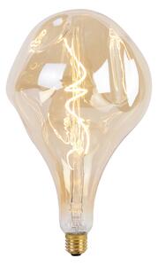 Viseća svjetiljka zlatna 2 svjetla uklj. LED zlatna prigušiva - Cava Luxe
