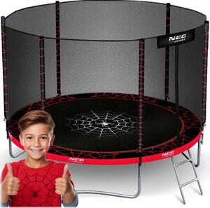 Vrtni trampolin Neo-Sport 183 cm s vanjskom zaštitnom mrežom i ljestvama