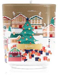 Ípuro Christmas Town Glamour Night mirisna svijeća s poklopcem 270 g