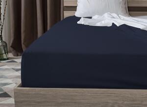 Jersey plahta tamnoplava 180 x 200 cm
