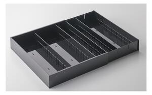 Crni plastični organizator za ladicu 47,5 x 35 cm - YAMAZAKI