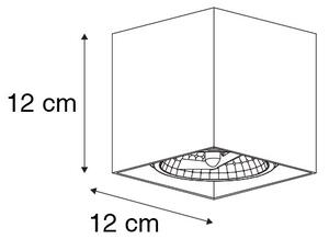 Dizajnerski reflektor crni kvadrat - Box