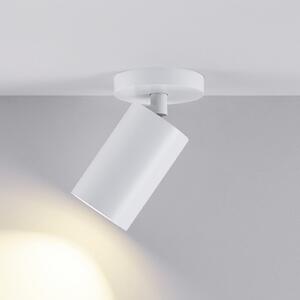 Deko-Light Stropni reflektor CAN TILT, bijeli, Ø 8 cm, 1 žarulja, metal, GU10, prigušiva, Bijela, Dnevni boravak/blagovaonica, Aluminij