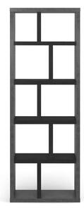 Crna/tamno siva biblioteka u betonskom dekoru 70x198 cm Berlin – TemaHome