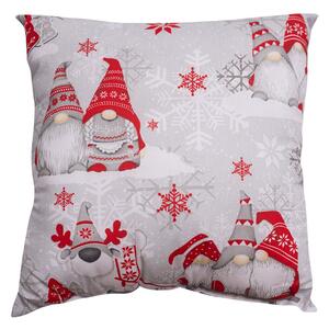 Dekorativni jastučic Božicni patuljak crveni