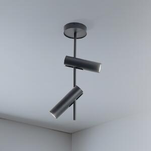 SIGMA Leda 2 stropni reflektor, antracit, žarulje, čelik, visina 55 cm, prigušiva, Crno, Dnevni boravak/blagovaonica, Metal