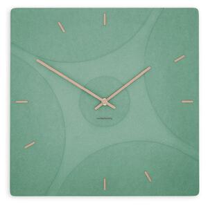 Zidni sat Luxhora Quadriva Mint Green 11 boja kazaljki