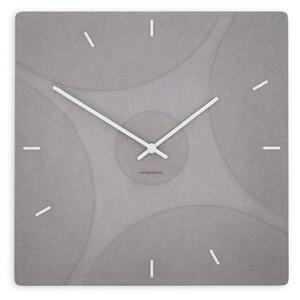 Zidni sat Luxhora Quadriva Light Grey 11 boja kazaljki