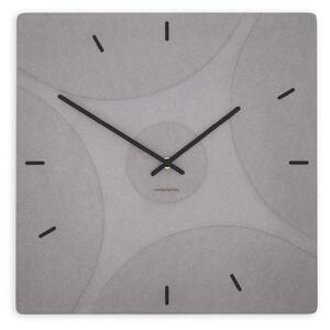 Zidni sat Luxhora Quadriva Light Grey 11 boja kazaljki