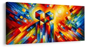 Tablou îmbrățișare abstractă