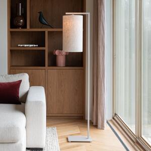 IT´S ABOUT ROMI IT'S Boston podna lampa, Ø25 cm, svijetlosiva/pijesak, Bež, Dnevni boravak/blagovaonica, Tkanina / tekstil