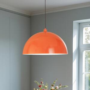 Opviq Viseća svjetiljka Kure, narančasta, metalna, Ø 60 cm, E27, prigušiva, Naranča, Kuhinja, Metal