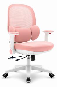 Ergonomska roza dječja stolica HC-999 - tkanina