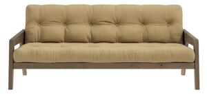 Žuti kauč na razvlačenje 204 cm Grab - Karup Design