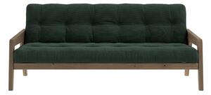 Zeleni samt kauč na razvlačenje 204 cm Grab - Karup Design