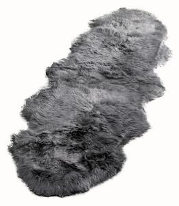 Siva ovčja koža Native Natural Double, 60 x 240 cm