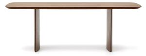 Smeđi blagovaonski stol u dekoru oraha 100x240 cm Litto – Kave Home
