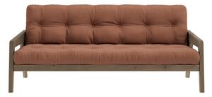 Narančasti kauč na razvlačenje 204 cm Grab - Karup Design