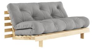 Sivi kauč na razvlačenje 160 cm Roots - Karup Design