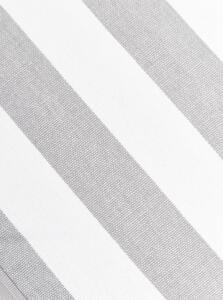 Bijelo-siva pamučna sjedalica Westwing Collection Timon, 40 x 40 cm