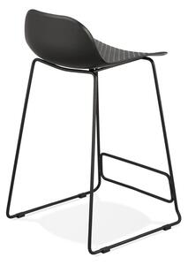 Crna barska stolica Kokoon Slade, visina sjedenja 85 cm