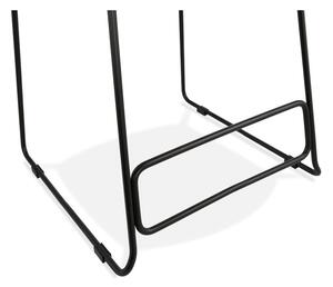 Crna barska stolica Kokoon Slade, visina sjedenja 85 cm