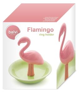 Porculanski stalak za nakit Flamingo - Balvi