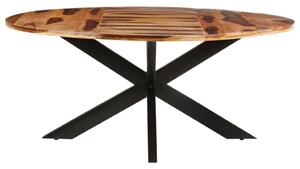VidaXL Blagovaonski stol okrugli 175 x 75 cm od drva bagrema i šišama