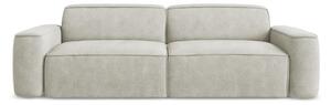 Krem sofa od šenila 244 cm Omao – Makamii