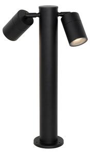 Samostojeća vanjska svjetiljka crna 45 cm IP44 podesiva - Duo