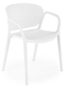 Bijela plastična stolica K491