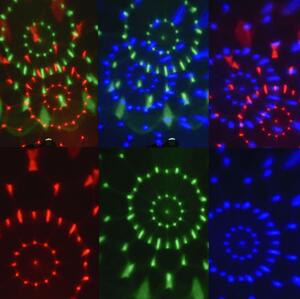 LED svjetiljka – projektor mini DJ - Zvjezdano nebo - Roza
