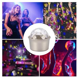 LED svjetiljka – projektor mini DJ - Dijamant - Zlatna