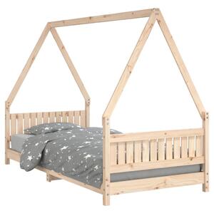 VidaXL Okvir za dječji krevet 90 x 200 cm od masivne borovine