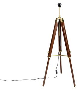 Vintage podna lampa tronožac od mesinga - Cortin