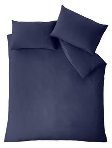 Tamno plava posteljina za krevet za jednu osobu 135x200 cm So Soft Easy Iron – Catherine Lansfield