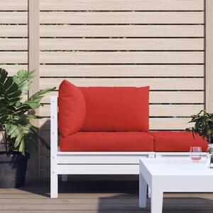 Jastuci za sofu od paleta | SET od 3 kom | crveni | od tkanine - OUTLET - NEPREUZETO