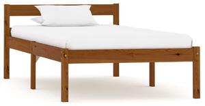 VidaXL Okvir za krevet s 2 ladice boja meda 90 x 200 cm od borovine