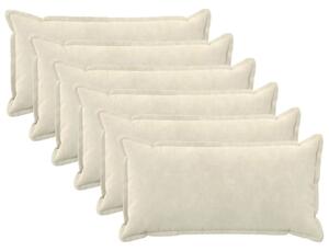 Presvlaka za jastuk 6 pcs HOUTEN Krem 40 x 70 cm - Krem 40 x 70 cm 6