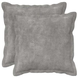 Presvlaka za jastuk 2 pcs HOUTEN Svjetlosiva 35 x 35 cm - Svjetlosiva 35 x 35 cm 2