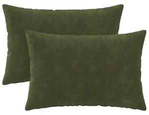 Presvlaka za jastuk 2 pcs HEERLEN Zelena 40 x 60 cm - Zelena 40 x 60 cm 2